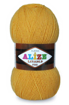 Пряжа ALIZE "LANAGOLD FINE" 49% шерсть,51%акрил 390м "Атекс" г. Пермь
