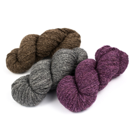 "Твидовая" 100% шерсть 100 г 110 м "Атекс" г. Пермь