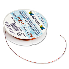 "GAMMA" Проволока для бисера DZM d 0.3мм 10м ±0.5м "Атекс" г. Пермь