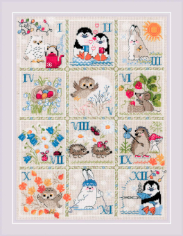 1979 "Лесной календарь" 30 х 40 см "Атекс" г. Пермь