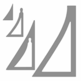 Лекало №1-6 набор из 4 лекал "Атекс" г. Пермь