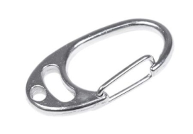 Карабин-защелка со скобой "Овал" МКО 12х20 мм 4шт "Атекс" г. Пермь