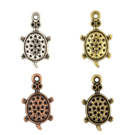 "Zlatka" Подвеска MFP-07 черепаха 1.5х2.5 см 10 шт "Атекс" г. Пермь