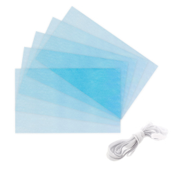 Набор "Сделай маску сам №2" декоративный 5 комплектов голубой "Атекс" г. Пермь