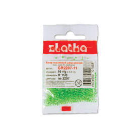 Бисер "Zlatka" GR 08/0 10г "Атекс" г. Пермь