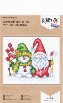 8-415 "Зимний приветик" 16.5 x 13.5 см "Атекс" г. Пермь