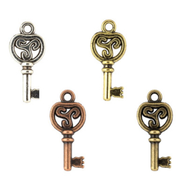 "Zlatka" Подвеска MFP-10 ключ 1х2.2 см 10 шт "Атекс" г. Пермь