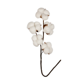 "Blumentag" CTW-02 Декоративные элементы 1 шт 40 см 01 веточка хлопка "Атекс" г. Пермь