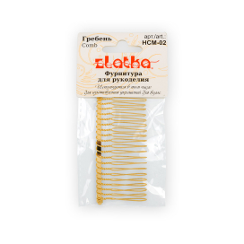 "Zlatka" Гребень HCM-02 3.8 х 8 см  "Атекс" г. Пермь