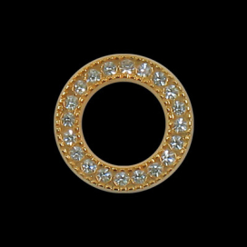 Пряжка "Сваровски" 51300 81 d10/18мм золото "Атекс" г. Пермь