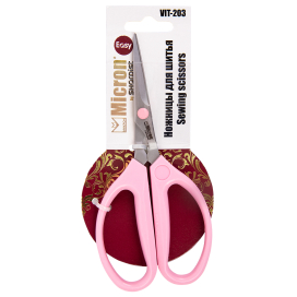 Ножницы "Micron by Sharpist" Easy VIT-203 для шитья 160 мм сатинированные "Атекс" г. Пермь