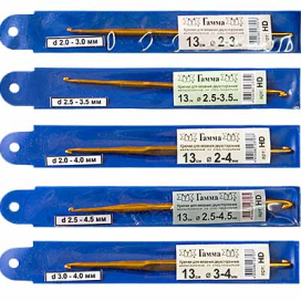 "GAMMA" Крючок двухсторонний HD металл d 1,0-4.5 мм 13 см "Атекс" г. Пермь