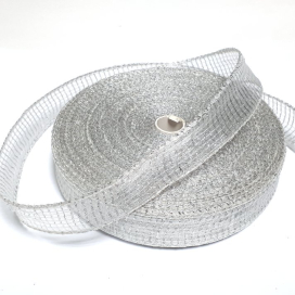 Лента "клетка" с люрексом окантовочная 20мм 100м "Атекс" г. Пермь