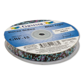 Косая бейка "GAMMA" Х/Б GBF-15 14-15мм 22.8м ±0,5м "Атекс" г. Пермь