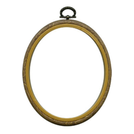 Пяльцы РАМКА овал PHO-050 13 х 18 см  (5"х 7" ) "под дерево" "Атекс" г. Пермь