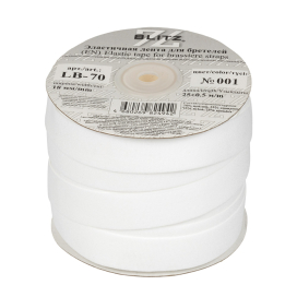 Лента эластичная "BLITZ" для бретелей LB-70 18мм 25м "Атекс" г. Пермь