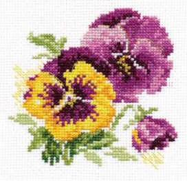 0-081 "Анютины глазки" 11х10 см "Атекс" г. Пермь