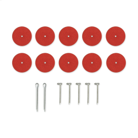 "HobbyBe" NCF-30 Набор креплений фибра d 30 мм ± 0.1 для суставов мишек Тедди "Атекс" г. Пермь