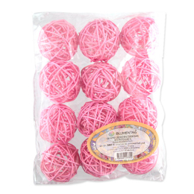 "Blumentag" BRF-5 Шары декоративные из ротанга 5 см 12 шт "Атекс" г. Пермь