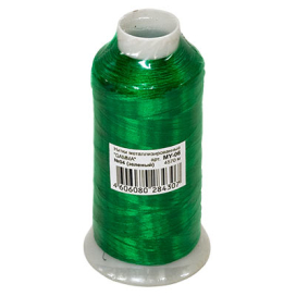 Нитки "GAMMA" металлизир. MY-06 4570м "Атекс" г. Пермь