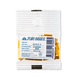 Бисер Япония "TOHO" BUGLE №1 9 мм 5 х 5 г "Атекс" г. Пермь