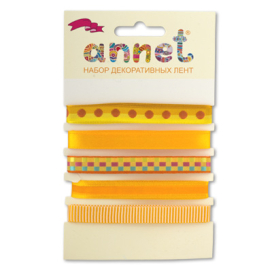 "Annet" Набор лент JRS 1м х 5 цв "Атекс" г. Пермь