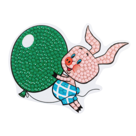 Кристальная (алмазная) мозаика "ФРЕЯ" CMF-ALVM-099  магнит "Пятачок" 9.5 х 7.5 см "Атекс" г. Пермь