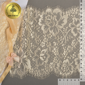 Кружево "реснички" KRUZHEVO TBY.C6 190мм бежевый 3м "Атекс" г. Пермь