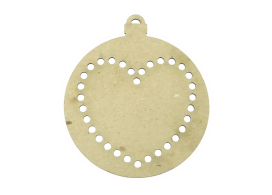 Декоративный элемент "Сердечное поздравление" 1 шт "Атекс" г. Пермь