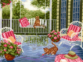 Н-14 "На веранде" 27х20 см УЦЕНКА "Атекс" г. Пермь