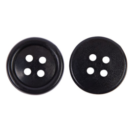 Пуговицы пластиковые (Ч) ТХС 27 " 17 мм 50 шт "Gamma"  "Атекс" г. Пермь