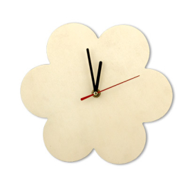 WB-002 "часы" дерево 23.5х23.5х0.7 см "цветок" "Атекс" г. Пермь