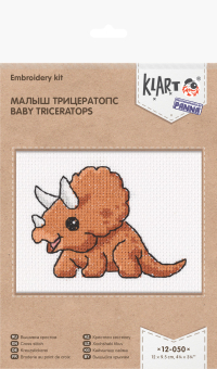 12-050 "Малыш трицератопс" 12 x 9.5 см "Атекс" г. Пермь