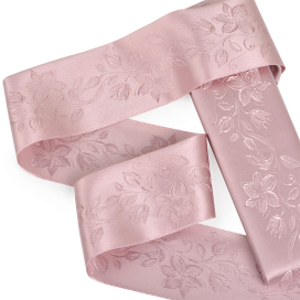 Лента жаккардовая 64 мм 10м атласная "Атекс" г. Пермь