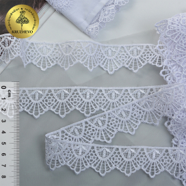 Кружево гипюр KRUZHEVO TR.4GB2502 30мм 9м "Атекс" г. Пермь