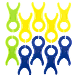 "Gamma" WPR-10 Бобины для намотки ниток пластик блистер 10 шт ассорти "Атекс" г. Пермь