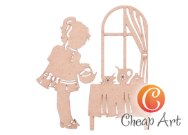 Декоративный элемент "Кукольное чаепитие" 2 шт "Атекс" г. Пермь