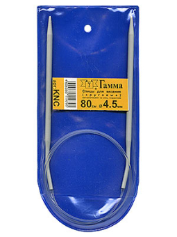 "GAMMA" Спицы круговые KNC d 4,5мм/80см с покрытием "Атекс" г. Пермь