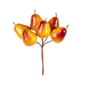 "Blumentag" VDD-19 Декоративные элементы 6 шт 12 см 01 груша "Атекс" г. Пермь