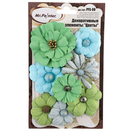 "Mr.Painter" PFS-08 Декоративные элементы "Цветы" 8 шт "Атекс" г. Пермь