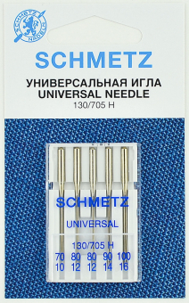 "Schmetz" универсальные 130/705H № 70,80(2),90,100 5 шт "Атекс" г. Пермь