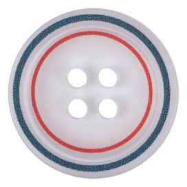 Пуговицы рубашечные/блузочные "Gamma" TAY 004 18" (11 мм)  10 шт № D839/D818 грязно-синий/светло-кра "Атекс" г. Пермь