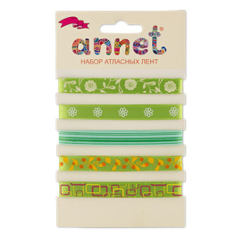 "Annet" Набор атласных лент LPS 5 цв. "Атекс" г. Пермь