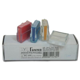 "GAMMA" Мел портн. "пудра" запас. блок ТС-151 10шт СК "Атекс" г. Пермь