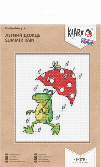 8-378 "Летний дождь" 10 x 12 см "Атекс" г. Пермь