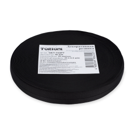 Лента эластичная 20 мм 25 м GET-153PT "TORIONI" (Косая бейка/окантовочная) "Атекс" г. Пермь