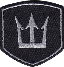 Нашивка Трезубец Нептуна (серая) 17671189 "Атекс" г. Пермь