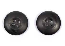 Пуговицы "НАТО" термохимстойкие 20 мм 4 прокола  черный 250 шт "Атекс" г. Пермь