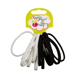 "CHERRY MARY" R6024 Набор резинок для волос 12 шт №01 ассорти "Атекс" г. Пермь