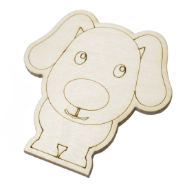 Заготовка для декорирования DMO магнит-значок "Сова" 5,5 х 6,5см фанера "Атекс" г. Пермь